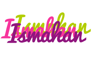 Ismahan flowers logo