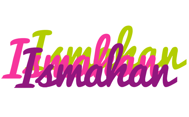 Ismahan flowers logo