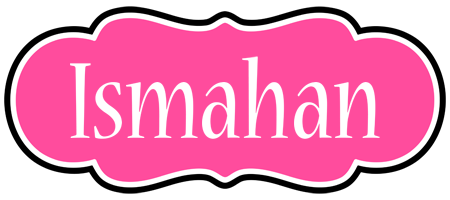 Ismahan invitation logo