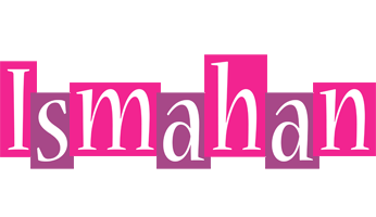 Ismahan whine logo