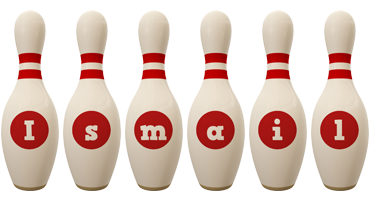 Ismail bowling-pin logo