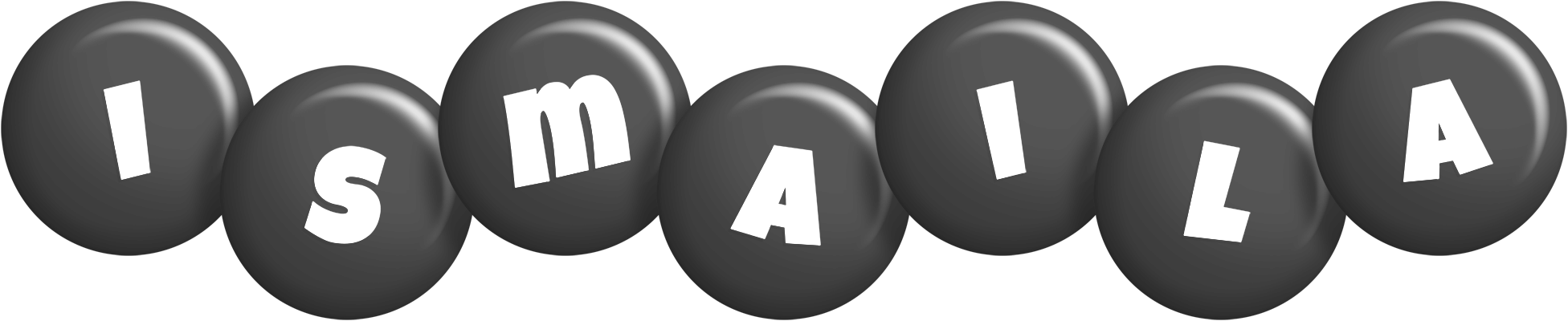 Ismaila candy-black logo