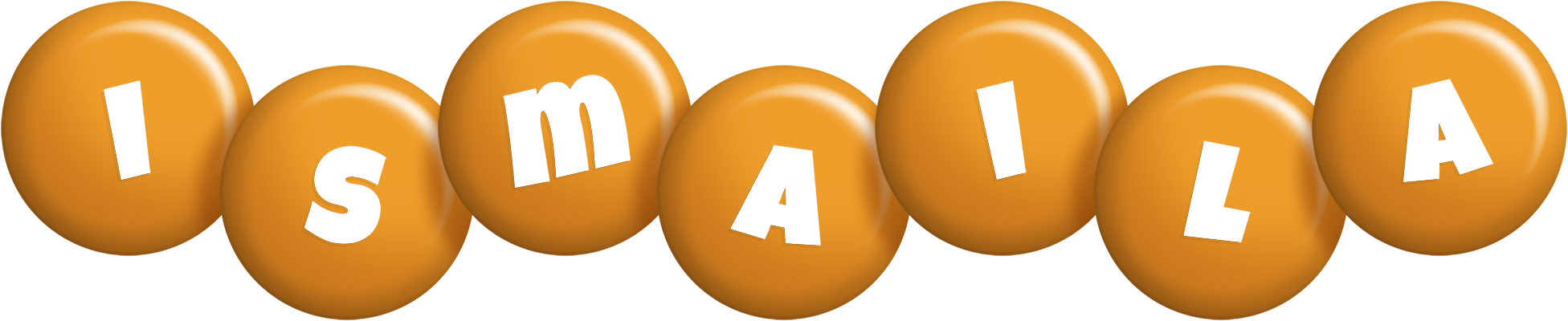 Ismaila candy-orange logo