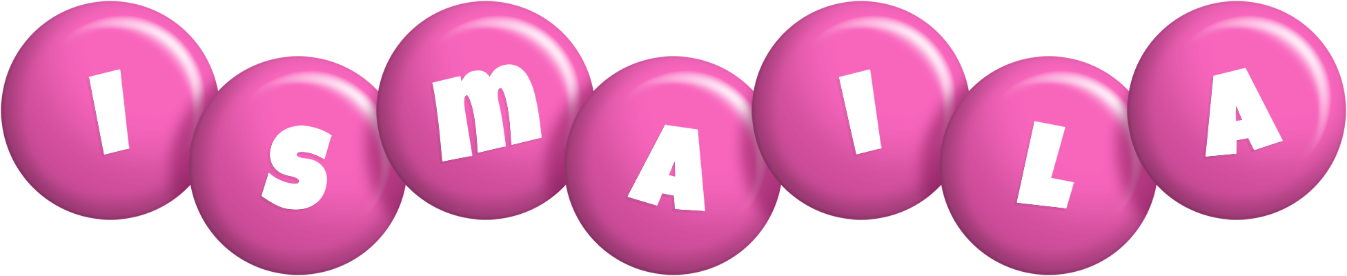 Ismaila candy-pink logo