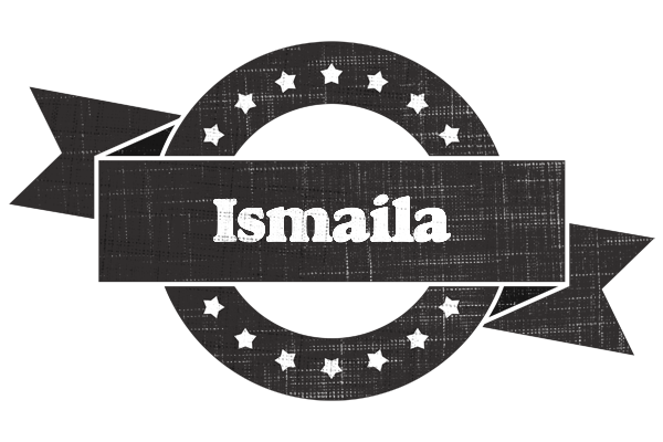 Ismaila grunge logo
