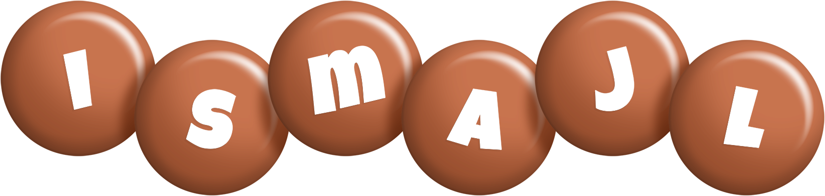 Ismajl candy-brown logo
