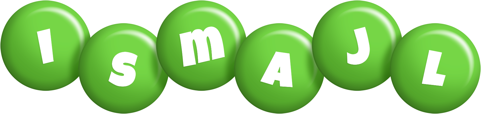 Ismajl candy-green logo