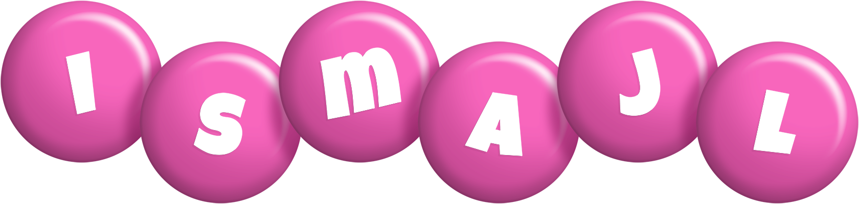 Ismajl candy-pink logo