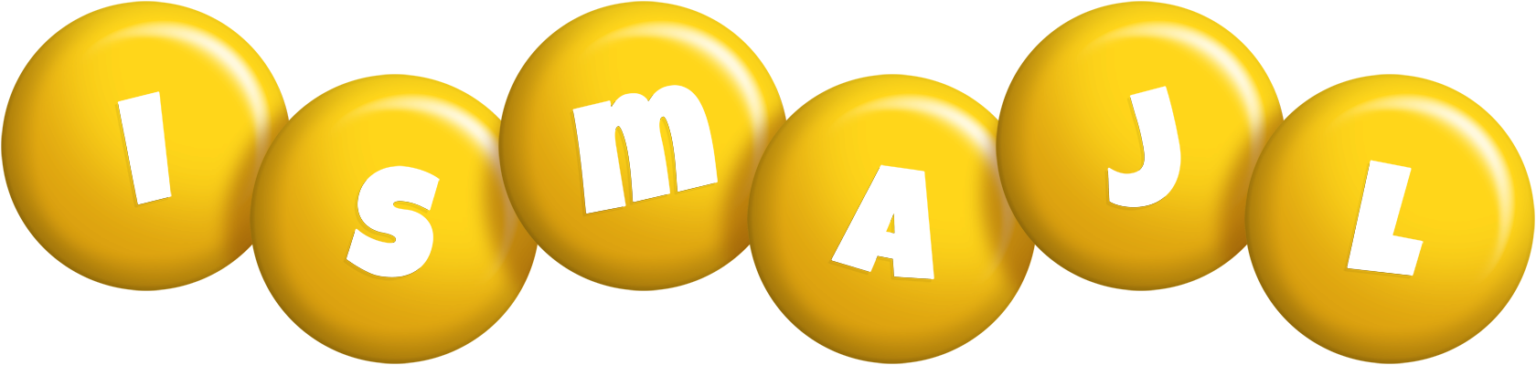 Ismajl candy-yellow logo