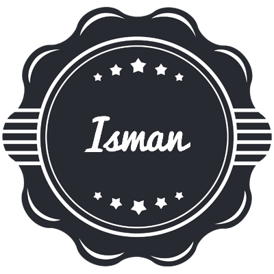 Isman badge logo