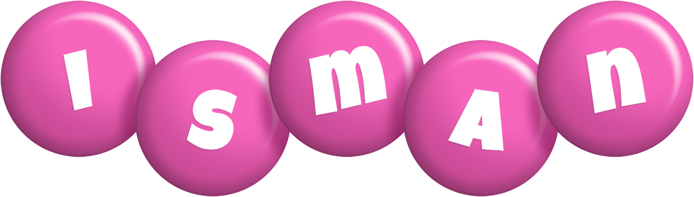 Isman candy-pink logo