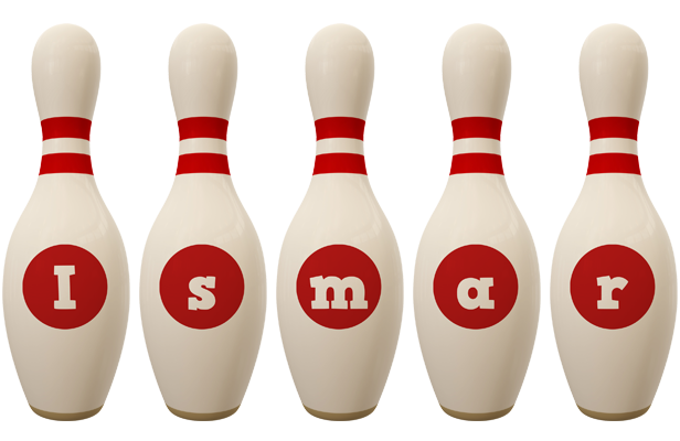 Ismar bowling-pin logo