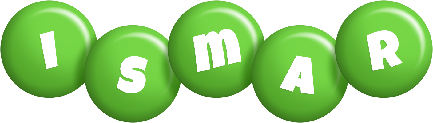 Ismar candy-green logo