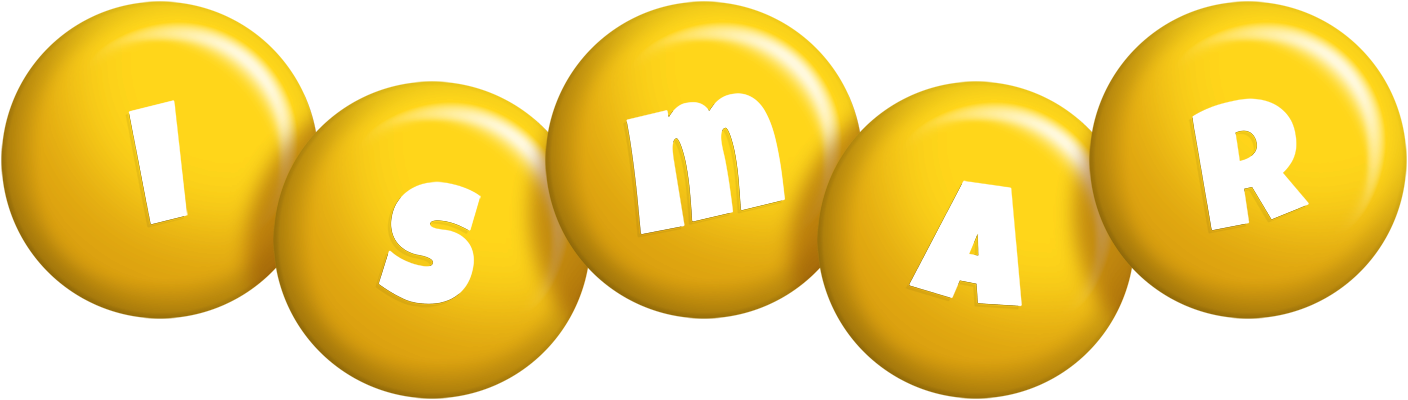 Ismar candy-yellow logo