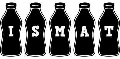 Ismat bottle logo