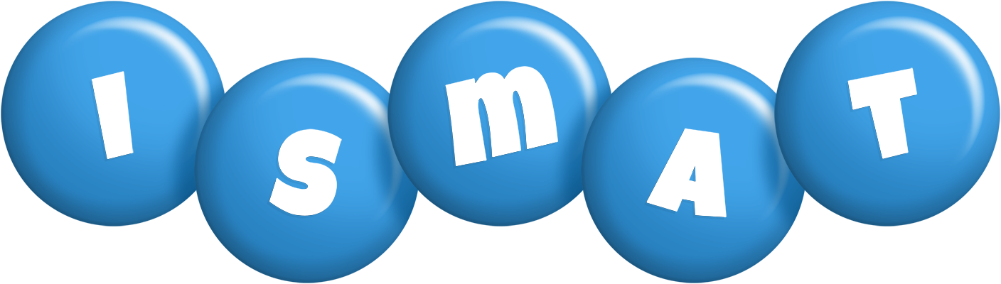 Ismat candy-blue logo