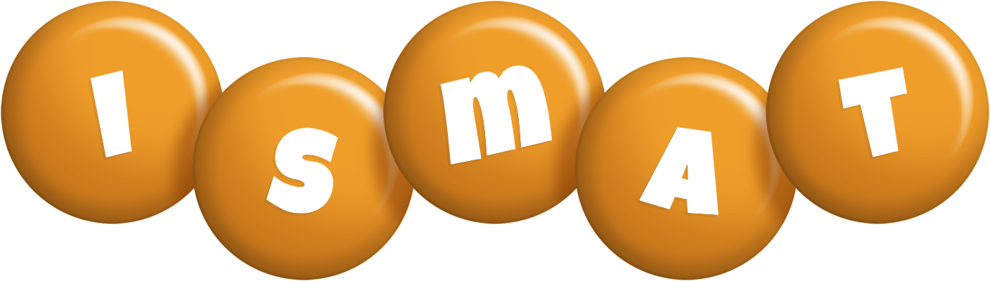 Ismat candy-orange logo