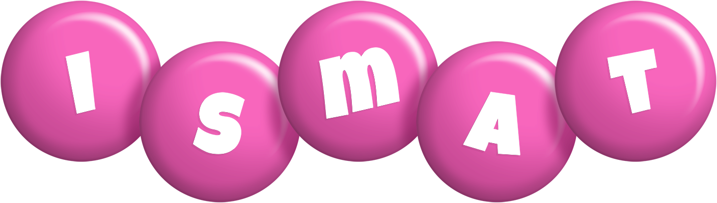Ismat candy-pink logo