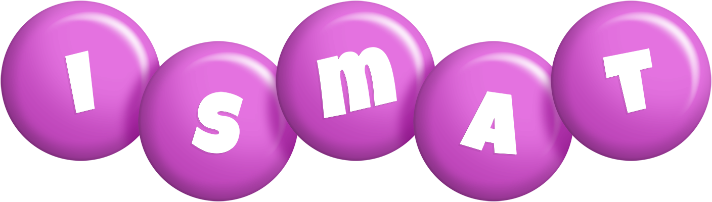 Ismat candy-purple logo
