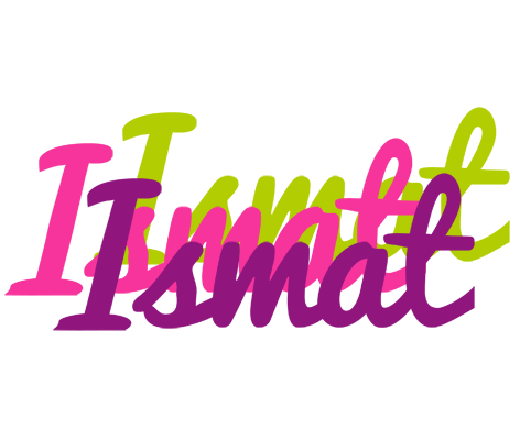Ismat flowers logo