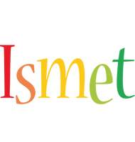 Ismet birthday logo