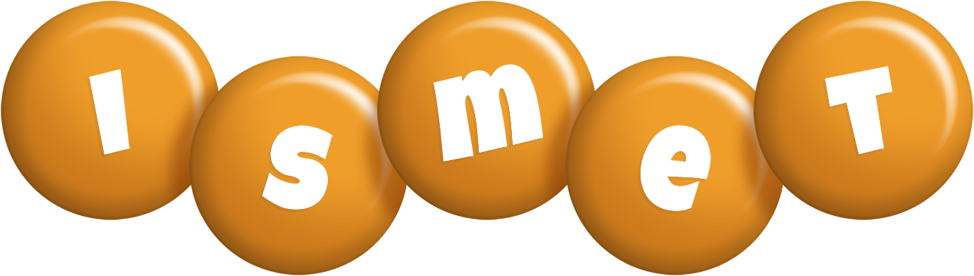Ismet candy-orange logo
