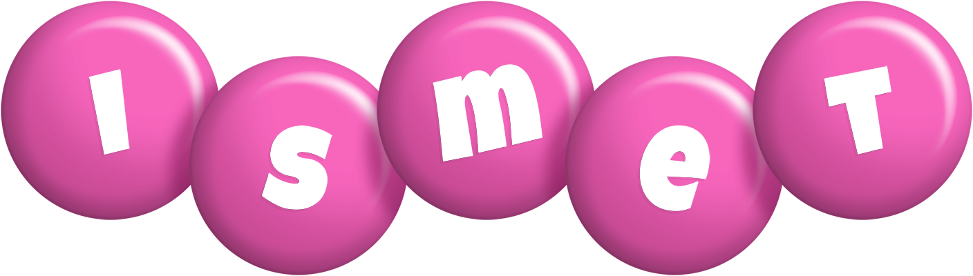 Ismet candy-pink logo