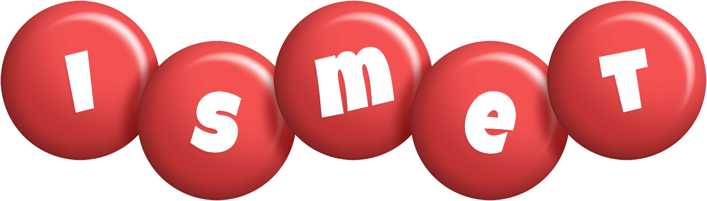 Ismet candy-red logo