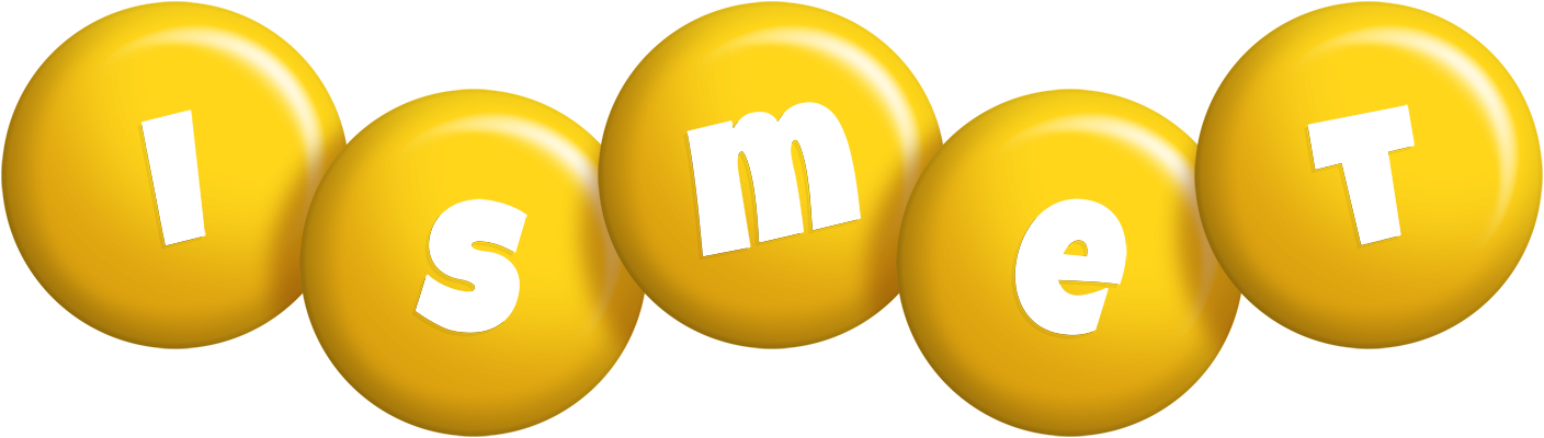 Ismet candy-yellow logo