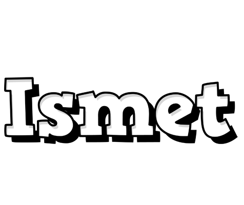 Ismet snowing logo