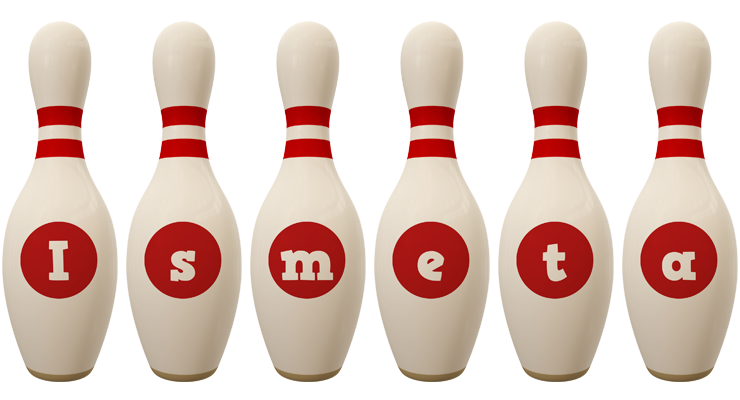 Ismeta bowling-pin logo