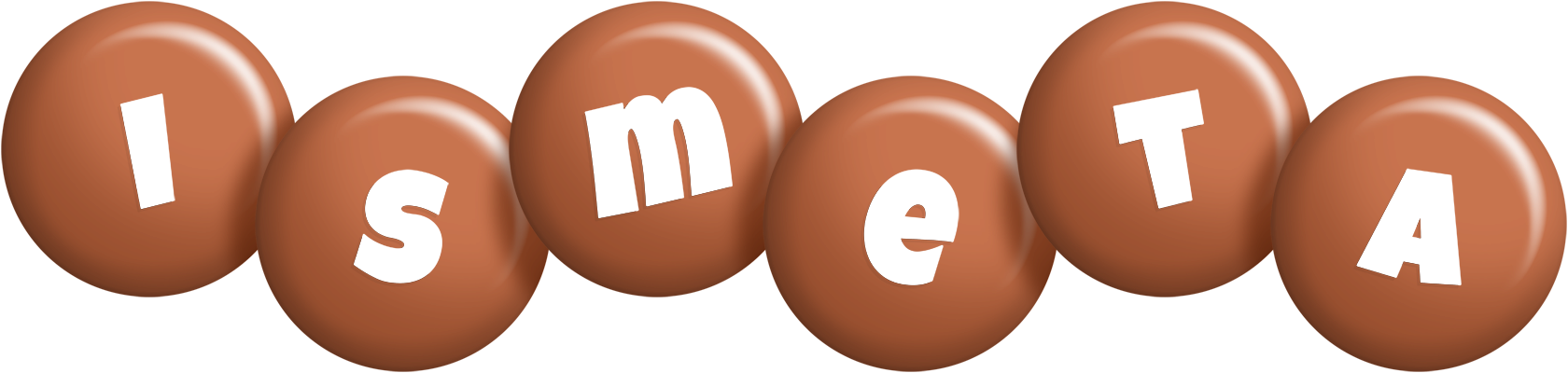Ismeta candy-brown logo