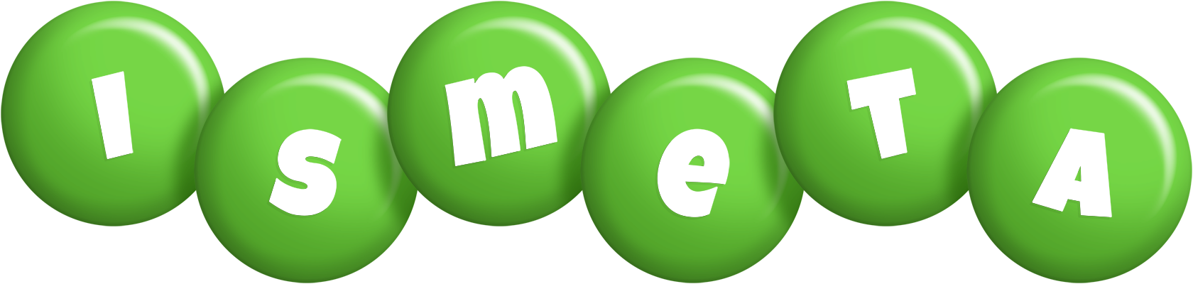 Ismeta candy-green logo