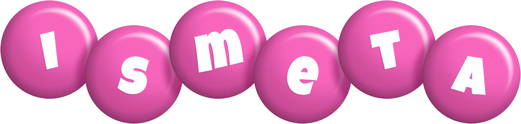 Ismeta candy-pink logo
