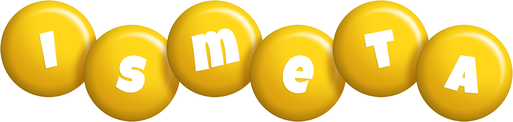 Ismeta candy-yellow logo