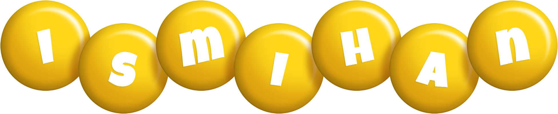 Ismihan candy-yellow logo