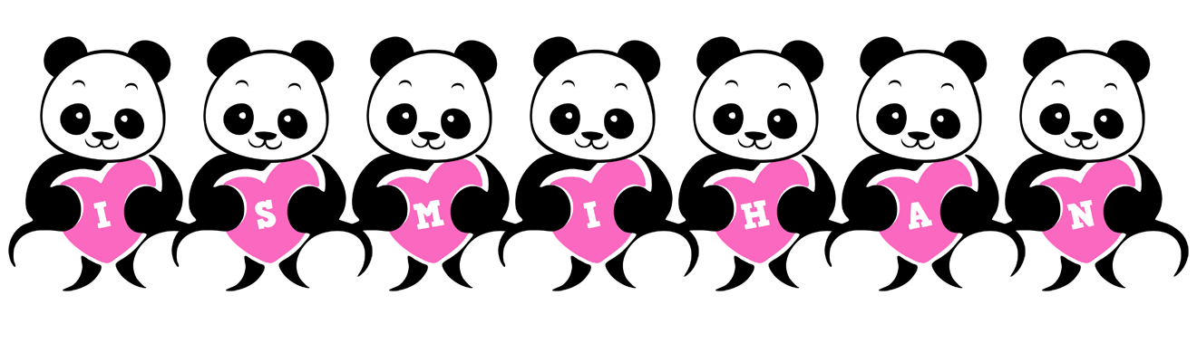 Ismihan love-panda logo