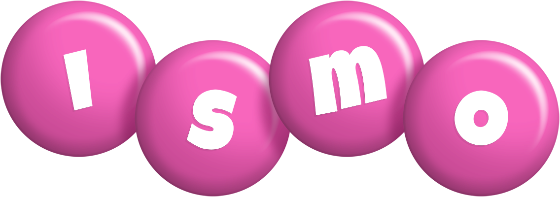 Ismo candy-pink logo