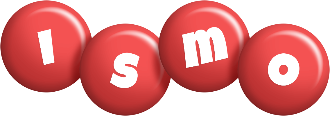 Ismo candy-red logo