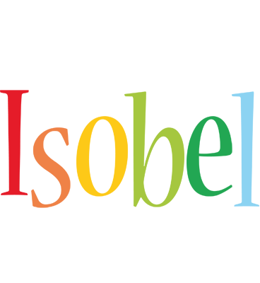 Isobel birthday logo