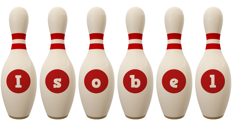 Isobel bowling-pin logo
