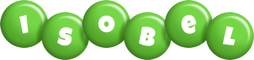 Isobel candy-green logo