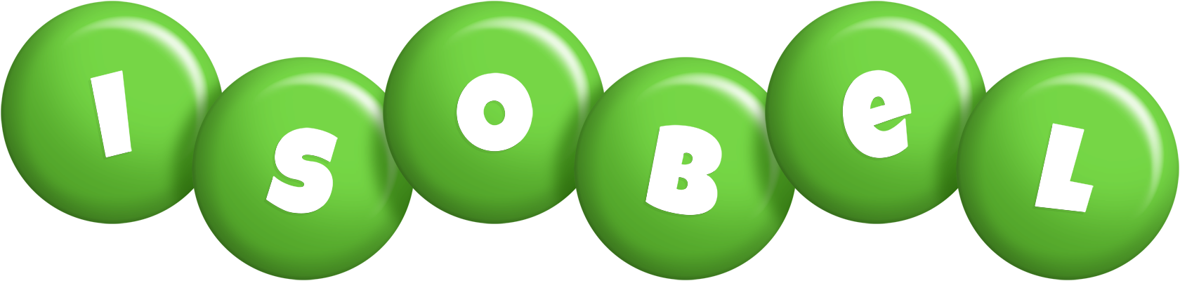 Isobel candy-green logo