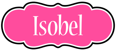 Isobel invitation logo