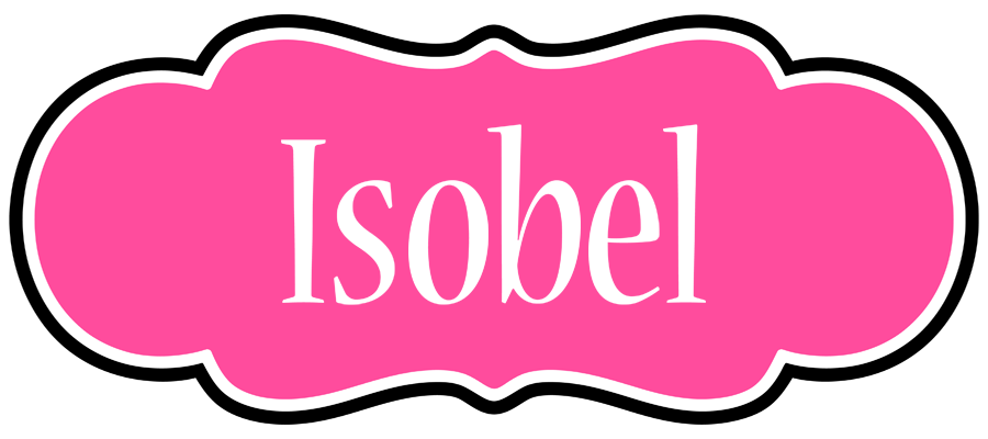 Isobel invitation logo