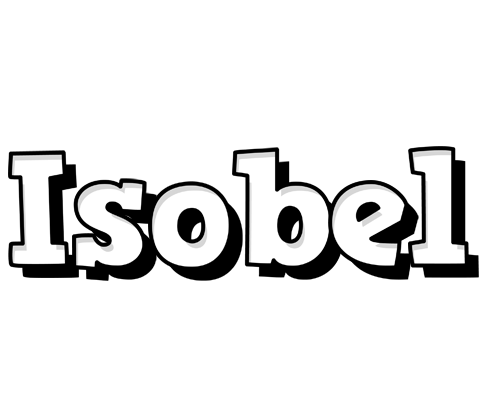 Isobel snowing logo