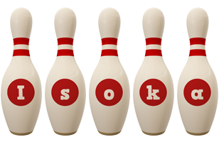 Isoka bowling-pin logo