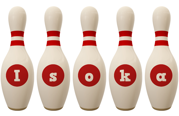 Isoka bowling-pin logo