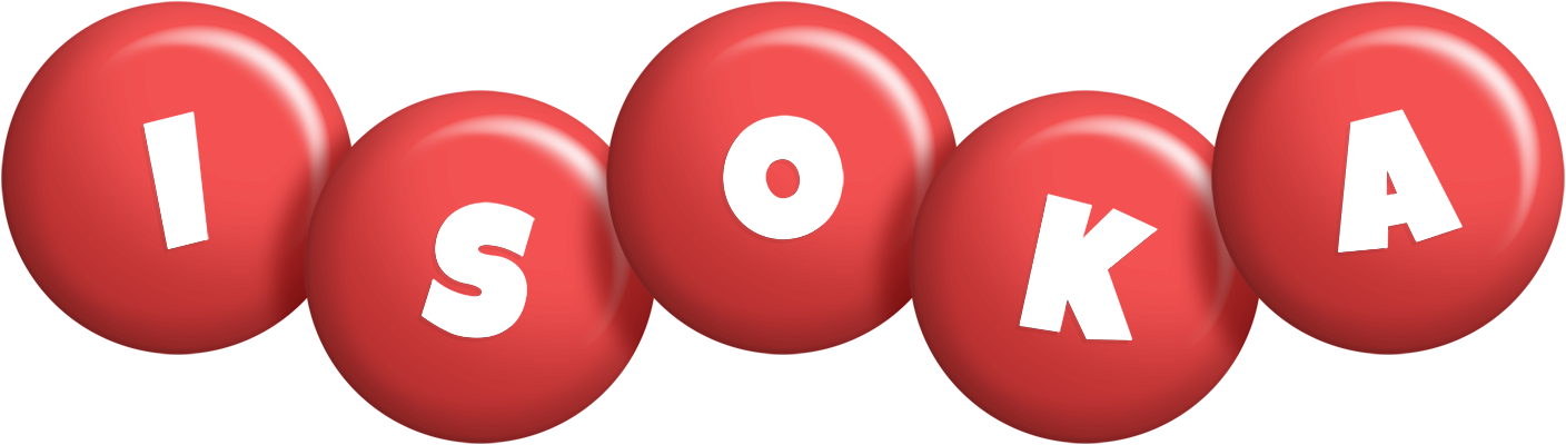 Isoka candy-red logo