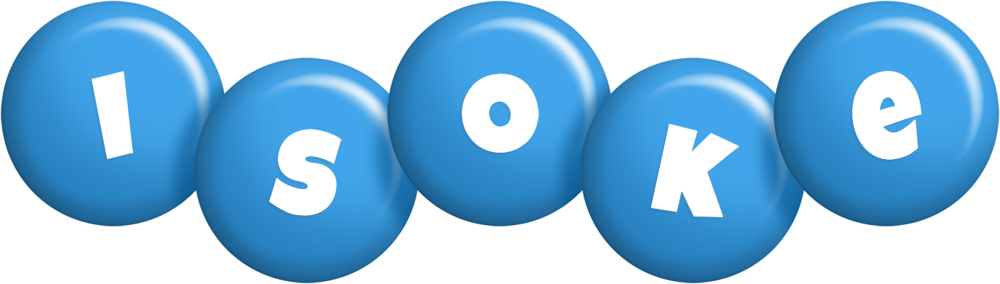 Isoke candy-blue logo
